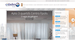 Desktop Screenshot of cidadesimobiliaria.com.br
